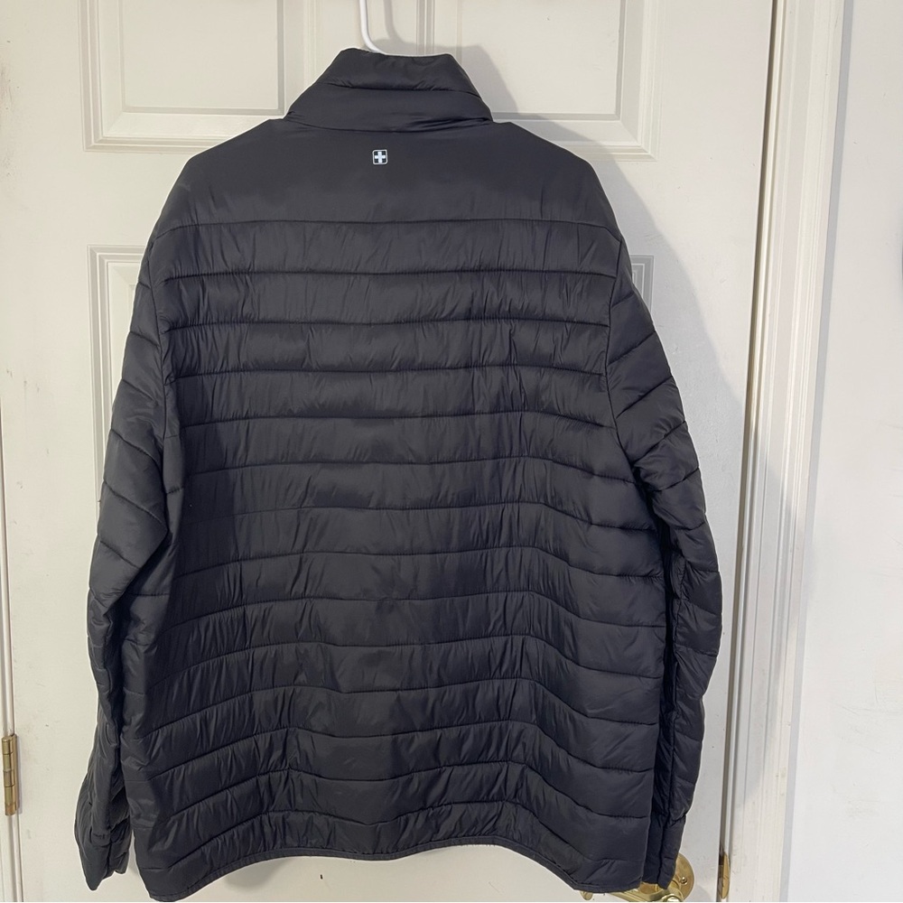Swiss Tech Men's Black Puffer Jacket XL - Picture 10 of 10